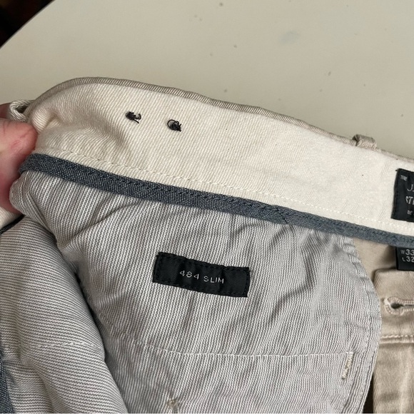 J. Crew Men’s 484 Slim Chino Pant Light Khaki 33x32 - Picture 5 of 7